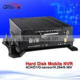 2016 Hotsale Mobile Digital Video Recorder 4ch Hard Disk Automotive Recorder Cycle Recording Vehicle 720p Blackbox Dvr thumbnail-2