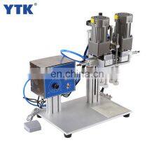 Small Desktop Semi-automatic Electric Twist Off Plastic Glass Jar Duckbill Spray Bottle Capping Machine For Disinfectant Bottle thumbnail-3