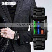 SKMEI 1103 Newest Digital Watch Led Watch Movement Stainless Steel Case Back Water Proof Watch thumbnail-2