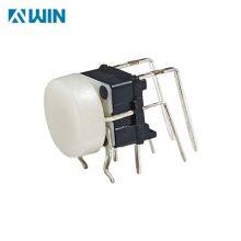 Right Angle Illuminated Button Switch With White LED