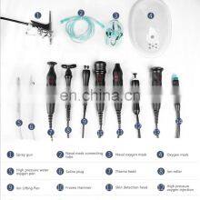 Diamond Microdermabrasion Bio Microcurrent Face Lifting Oxygen Peeling Deep Cleaning Machine With Skin Analysis and PDT System thumbnail-4