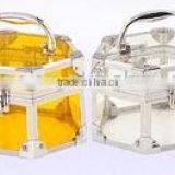 2013 New Design HK Style Aluminum Acrylic Case With Locks and Handle Size :210*210*100mm