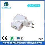 Dual Port USB 220v Wall Usb Charger Adapter EU Socket Mobile Phone Travel Charger Usb Travel Charger thumbnail-5