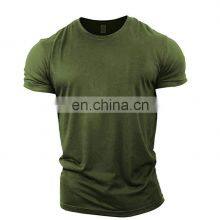 Running Breathable 100% Cotton Plus Size Men's T-shirts Custom Print Mens Gym T Shirt thumbnail-2