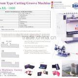 YL-1000 Series Electric Rotory Drum (V+U+L) Type Groove Cutting Machine Product Line for Gaine Box thumbnail-2