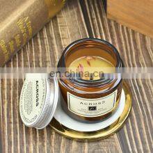 Indoor Brown Bottle Air Purification Aromatherapy Velas Para Decoracion Candles & Home Fragrance With Lid For Home Decor thumbnail-5