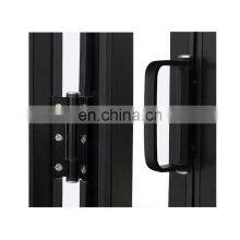 Super Seal Panoramic Aluminum Framed Folding Door Folding Plexiglass Exterior Door 3mm Tempered Glass thumbnail-2