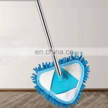 Triangle Cleaning Mop 180 Degree Rotatable Adjustable Triangle Cleaning Mop Tools Wet and Dry Chenille Mop thumbnail-2