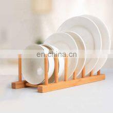 Bamboo Dish Drainer Racks Kitchenware Storage Drain Dish Rack Kitchen Cup Drying Rack thumbnail-1