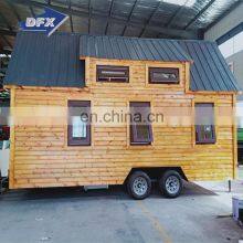 Modern Style Tiny House Caravan Prefabricated House Wooden Prefab Mobile Trailer House for Living thumbnail-4