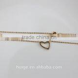 2015 New Arrive Fashion Jewelry Gold Plated Necklace Witn a Heart Pendant thumbnail-6