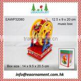 Wooden Ornament of Wooden Christmas Music Box thumbnail-3