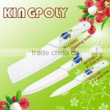 zirconia oxide ceramic knife with beautiful fashion porcelain handle