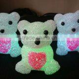 2015 Most Popular Bear Shaped Christmas Gifts With Led Light