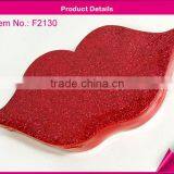 CRAFT FOAM SHAPE STACKS -EVA Glitter Sheet-Lips thumbnail-2