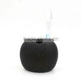 Black Polyreisn Sandstone Bathroom Accessories Set for Hotel and Home thumbnail-5