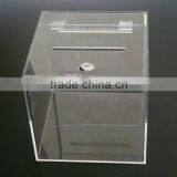 GH-RJ021High Transparent Acrylic Donation Boxes,acrylic Square Box thumbnail-2