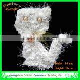 Guangzhou Wholesale handmade fashion applique white chiffon ruffle CAT embroidery patches SDXF097
Quality Choice