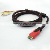 Factory Customized 1.5m/5ft Hdmi to av Adapter Cable for Computer/monitor/projector/home Theater thumbnail-5