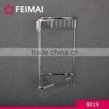 Double Layers Hanging Corner Basket Caddy for Bathroom Storage thumbnail-4