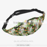 Factory Wholesaler Fashion Fancy Printed Tropical Sport Waist Bag for Women Summer thumbnail-3