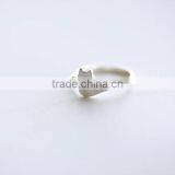 2015 Tiny Delicated Adjustable 925 Sterling Silver Little Cat Ring thumbnail-2