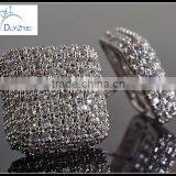 Sterling Silver cz Earrings thumbnail-1