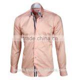 Mens Double Collar Pink Business Shirts - Free Worldwide Shipping thumbnail-1