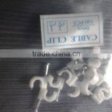 on Sale Nail Wire Clips/round Plastic Cable Clips/nail Cable Clamps 26mm thumbnail-3