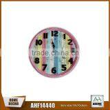 70CMD Antique Art Wall Clock With Wooden Face-multi Colour,Wooden Clock