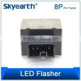 Factory Promotion 12V Car LED Flasher Raly, LED Warning Canceller Auto Parts For Toyota LED Flasher 8P thumbnail-6