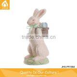 Chinese Factory Handmade Carved Resin Rabbit Figurines Easter Bunny thumbnail-4