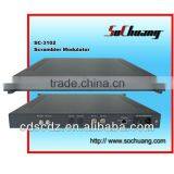 SC-3102 ASI in and DVB-C RF Out Scrambler&QAM Modulator
