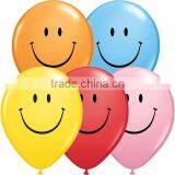 Colorful Smile Face Latex Balloon 10Inch Round Latex Balloon thumbnail-1