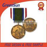 Die Casting Enamel Metal Copper Sport Medallion