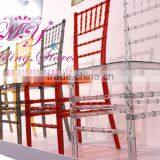 resin ice crystal wedding chiavari chair