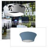 14ft Ceiling Banner Display Trade Show Tapered Circle Hanging Sign (Single Sided Graphic)