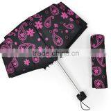 Aluminium Shaft 3 Folding Panels Print Full Color Logo Umbrellas thumbnail-6