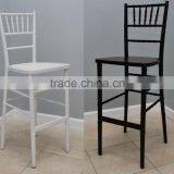 Wooden Or Plastic Resin Chiavari Stool Bar Chair