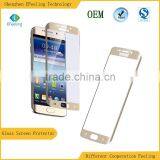 Stocked New Arrival Colorful 0.33mm Mobile Phone Use Ultra Thin Tempered Glass Screen Protector For Sansung s7 Edge
