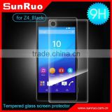 For z4 front side clear tempered glass screen protector, clear phone screen protector