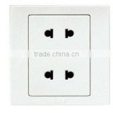 10A 250V, Twin 2 Pin Universal Wall Socket Outlet