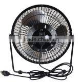 8" USB Metal Ventilator 360 Rotate Mini Cooler Desktop pc Laptop Cooling Fan thumbnail-4