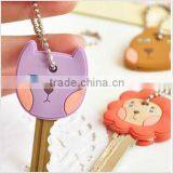 Korean Stylish Animal Cat PVC Key Stopper Cap