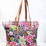 Floral Printed Shopping Bag thumbnail-2