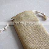 Wholesale Small Linen Cotton Muslin Bags 3x4 Inch Drawstring thumbnail-2