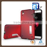 Wholesale Popular mesh case heavy duty armor kickstand TPU+PC 2 in 1 case For Oneplus X mesh case factory price