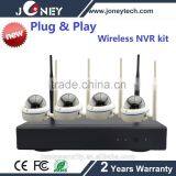 Mobile View P2p HD 1MP Wireless Wifi ip Camera Wifi Nvr Kit