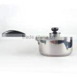 Stainless Steel Saucepan Milk Pot With Glass Lid thumbnail-2