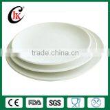 Wholesale White Cheap Round Ceramic Steak Plate thumbnail-2